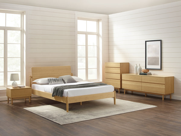 Monterey King Platform Bed, Wheat