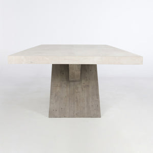 Durant Solid Wood Reclaimed Pine Dining Table