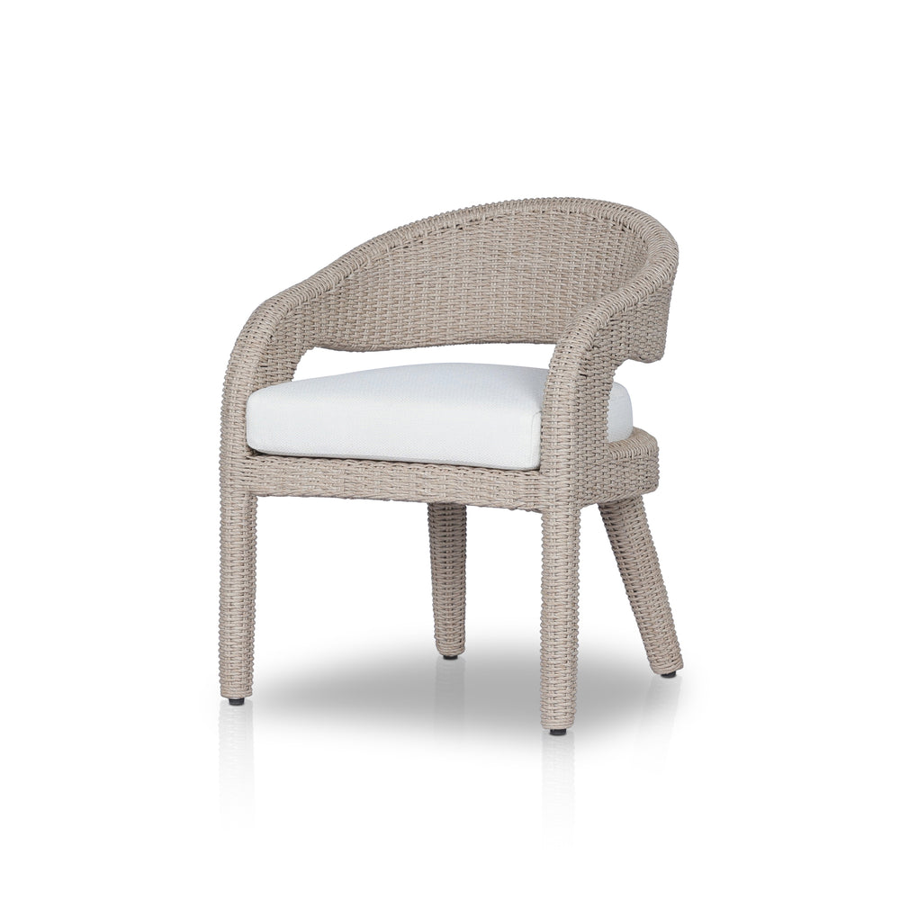 Hawkins Outdoor Dining Chair in Vintage White