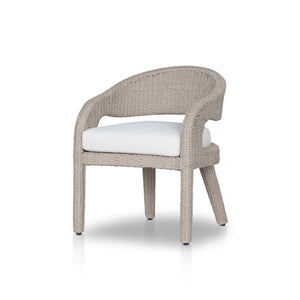 Hawkins Outdoor Dining Chair in Vintage White