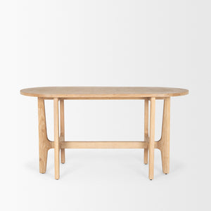 Taylin Light Brown Solid Wood Desk