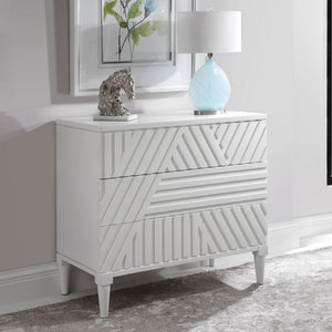 Colby Drawer Chest In White