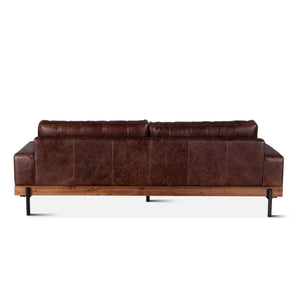 Portofino Leather Sofa Geisha Brown