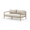Sherwood Outdoor Sofa In 63" In Brown/Faye San
