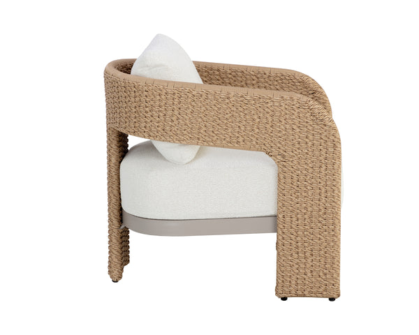 PYLOS LOUNGE CHAIR - NATURAL - LOUIS CREAM