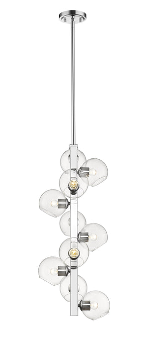 Marquee 10 Light Pendant in Chrome  Finish