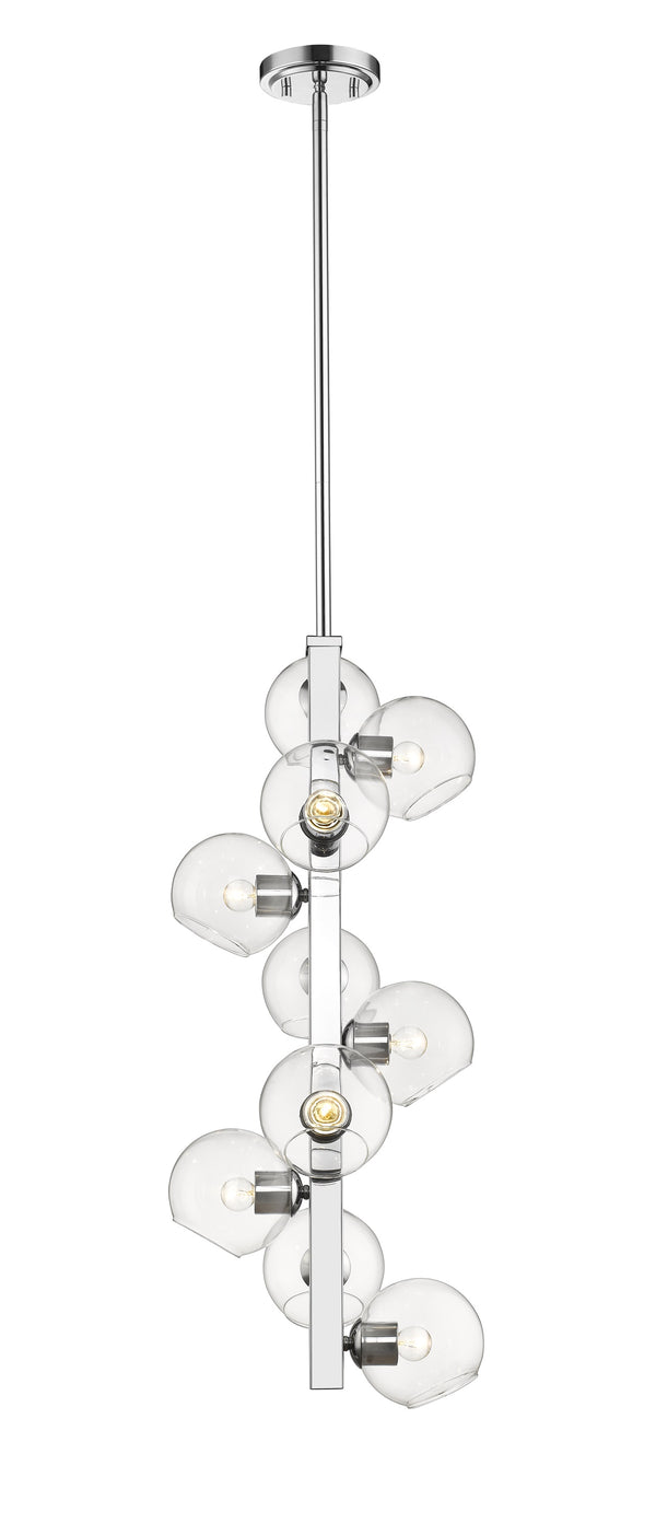 Marquee 10 Light Pendant in Chrome  Finish