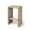 Aida 26" Seat Height Light Brown Wood Counter Stool