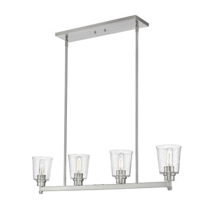 Bohin 4 Light Island/Billiard in Brushed Nickel  Finish