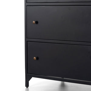 Belmont Large Storage Nightstand In Black