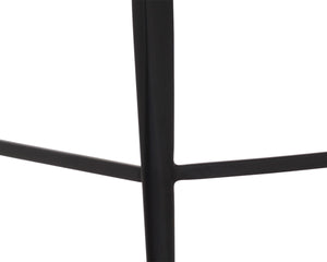 ASTRA COUNTER STOOL - BLACK - CINNAMON BROWN