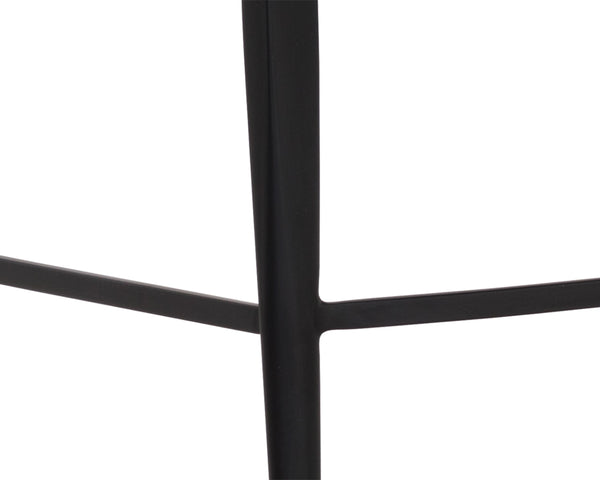 ASTRA COUNTER STOOL - BLACK - CINNAMON BROWN