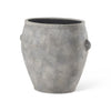 Zuma 27.2L x 18.1W x 24.4H Light Gray Ceramic Floor Vase
