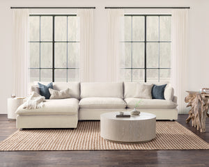 Caplan 4-Piece Modular Sectional in Elite-Ivory