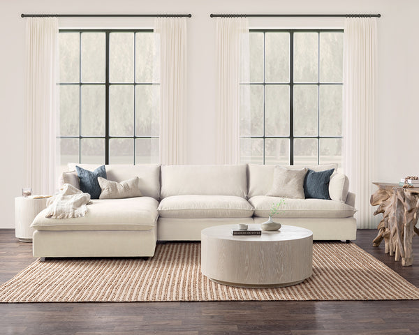 Caplan 4-Piece Modular Sectional in Elite-Ivory