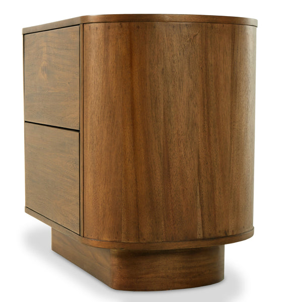 Paden Nightstand - Seasoned Brown Acacia