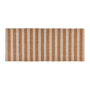 Classic Home Striped Doormat Ivory/Natural 24"x57"
