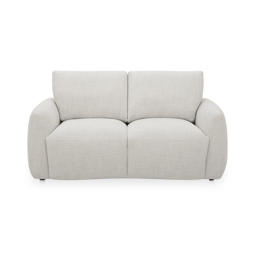 Callie Sofa 68" Flecked Oat, High Back, Angled Arms