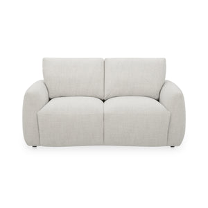 Callie Sofa 68" Flecked Oat, High Back, Angled Arms