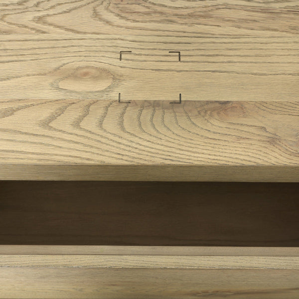 Torrington Charging Nightstand - Sandy Oak Resawn
