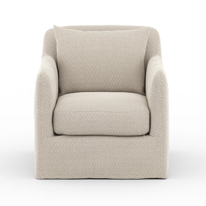 Dade Outdoor Swivel Chair in Faye Sand