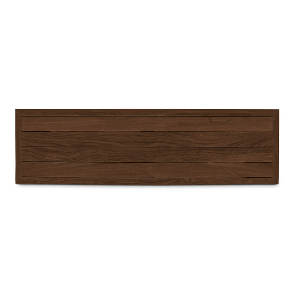 Moe's Marina Outdoor Teak Bench in Brown