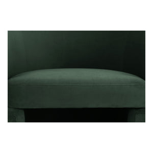 Moe's Franco Chair in Dark Green