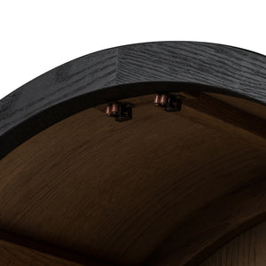 Tolle Panel Door Cabinet In Drifted Mat Blk