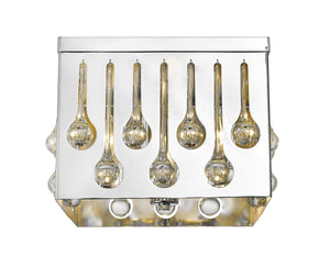 Oberon 4 Light Flush Mount in Chrome  Finish