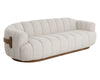 TADEO SOFA - WARM BROWN - DOVE CREAM