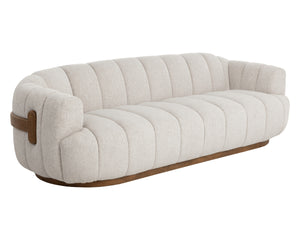 TADEO SOFA - WARM BROWN - DOVE CREAM
