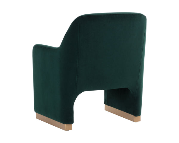 JAIME LOUNGE CHAIR - MEG DARK EMERALD