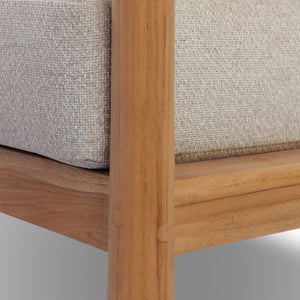 Irvine Outdoor Chair in Natural Teak