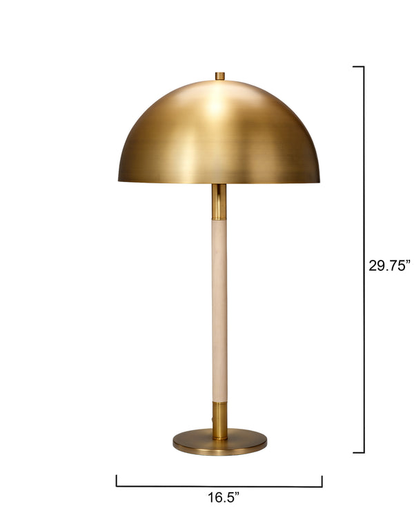 Merlin Wood and Metal Table Lamp