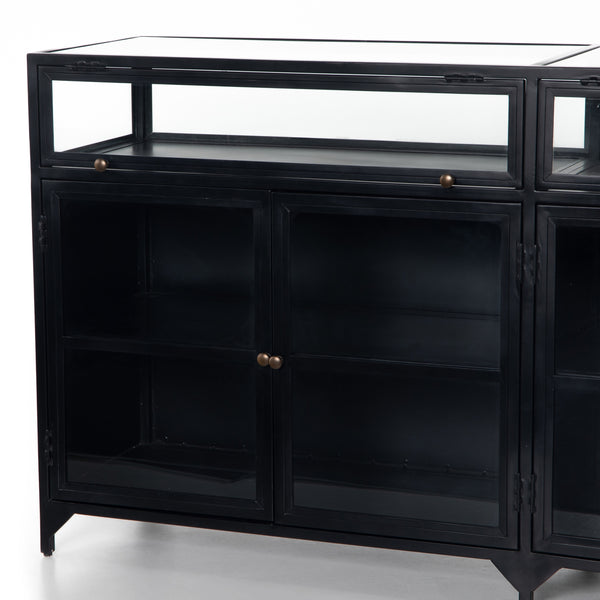 Shadow Box Sideboard In Black