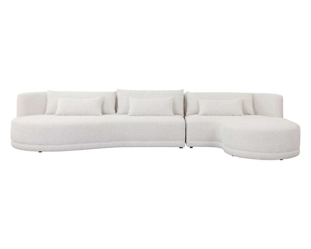 LAKEN SOFA CHAISE - RAF - COPENHAGEN WHITE