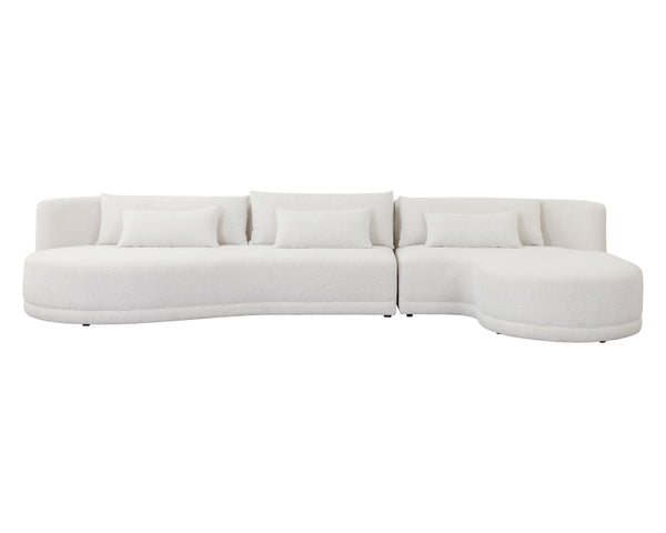 LAKEN SOFA CHAISE - RAF - COPENHAGEN WHITE