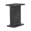 Delaney Marble Rectangle Accent Table - Onyx