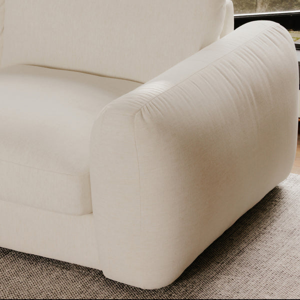Moe's Berga Sectional Right Oat Upholstered