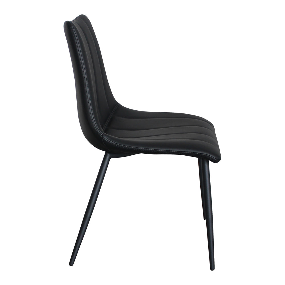Moe's Alibi Dining Chair Matte Black Set of Two