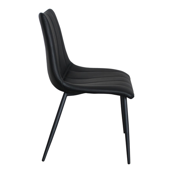 Moe's Alibi Dining Chair Matte Black Set of Two