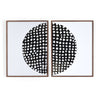 Global Disco Diptych,black By Jess Engle