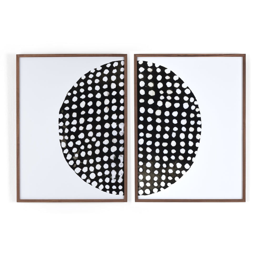 Global Disco Diptych,black By Jess Engle