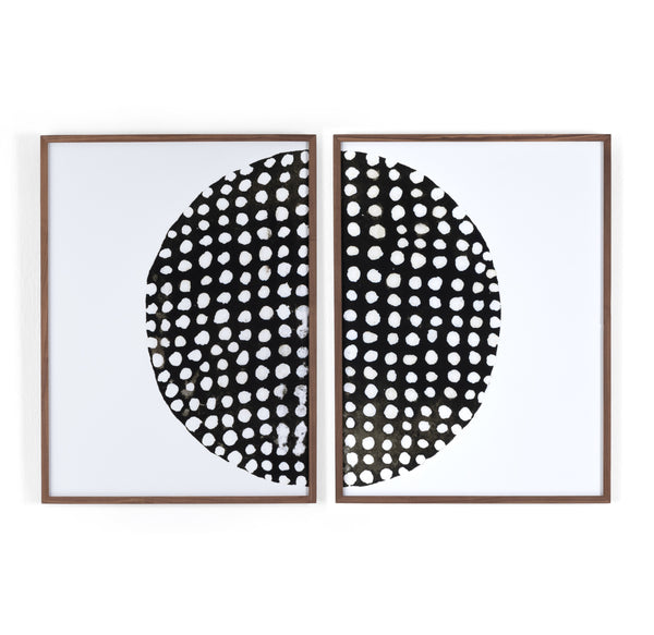 Global Disco Diptych,black By Jess Engle