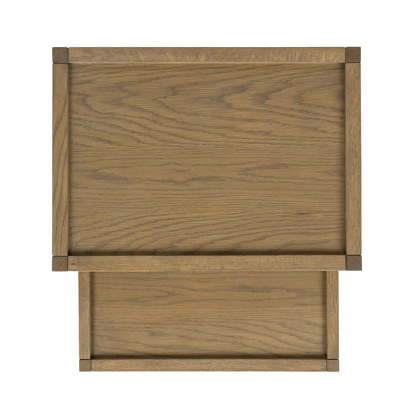 Devin Solid Wood Nesting Accent Tables in Latte Brown