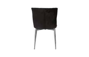 Cayman Dining Chair, Black Velvet