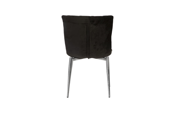 Cayman Dining Chair, Black Velvet