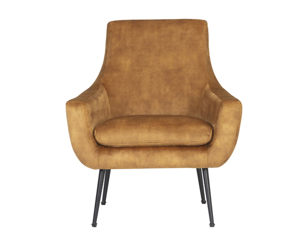 ALETTA LOUNGE CHAIR - NONO TAPENADE GOLD