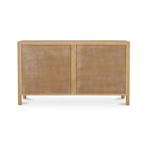 Moe's Fulton 6 Drawer Dresser in Natural Mango Wood