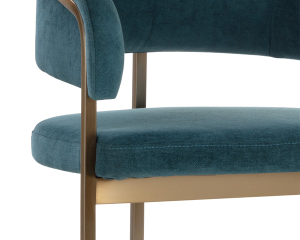 MARRIS COUNTER STOOL - GOLD - DANNY TEAL